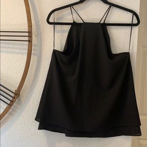 Racer back flowy blouse